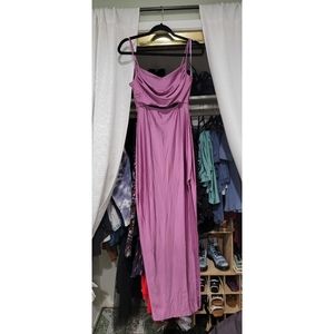 *Like New* Purple Windsor cut-out slit evening gown